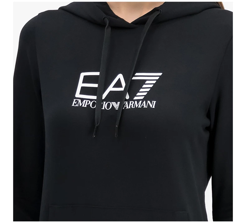 商品Emporio Armani|EMPORIO ARMANI 黑色女士卫衣/帽衫 8NTM40-TJ31Z-1200,价格¥608,第8张图片详细描述