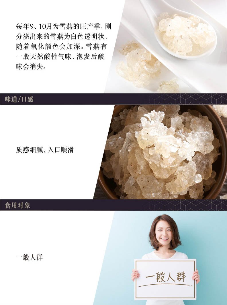 商品Loushang|中国香港楼上 特选雪燕胶 拉丝雪燕女人食品食材150g,价格¥100,第2张图片详细描述