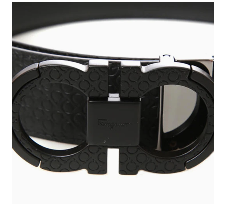 商品Salvatore Ferragamo|SALVATORE FERRAGAMO 黑色男士腰带 67-0049-745872,价格¥2673,第6张图片详细描述