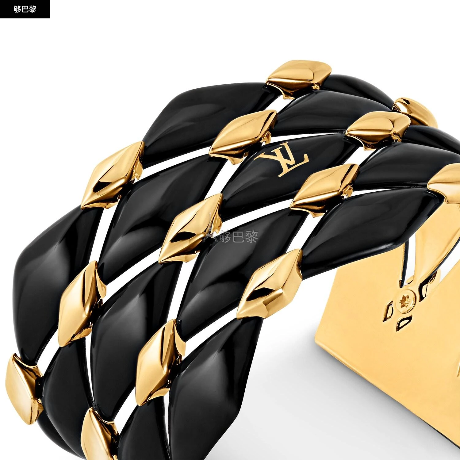 商品Louis Vuitton|【预售】 LV路易威登 24秋冬 女士 手镯 Bracelet LV Malletage M1495S,价格¥8997,第5张图片详细描述