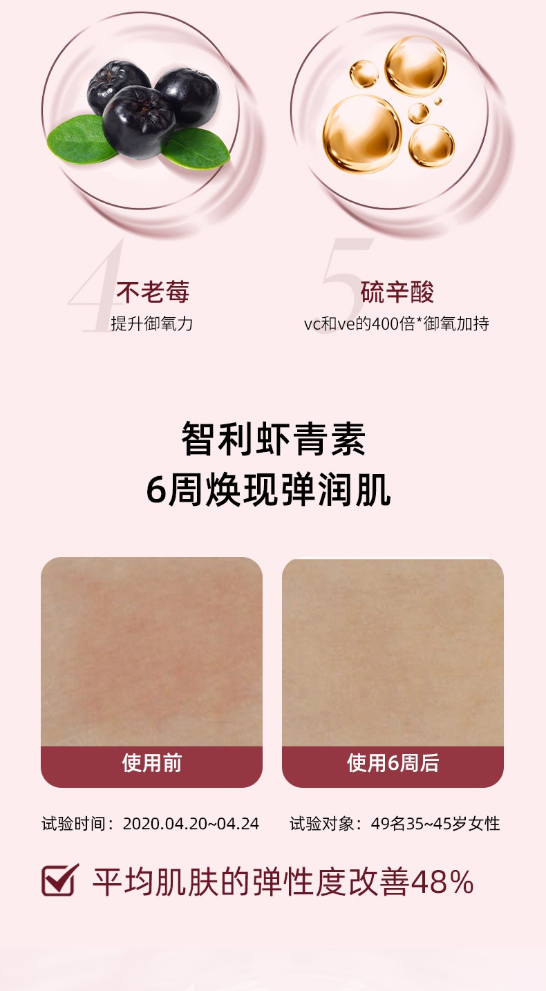 商品[国内直发] Biowell|【保税直发】进口天然虾青素胶囊精华口服雨生红球藻非磷虾油胶囊抗初老氧化袪自由基亮肤美颜 90粒,价格¥385,第4张图片详细描述