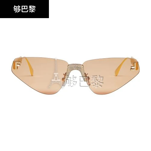 商品Fendi|【预售】 女士 太阳眼镜 FENDI First 眼镜  FEN8452JGO1,价格¥7047,第2张图片详细描述