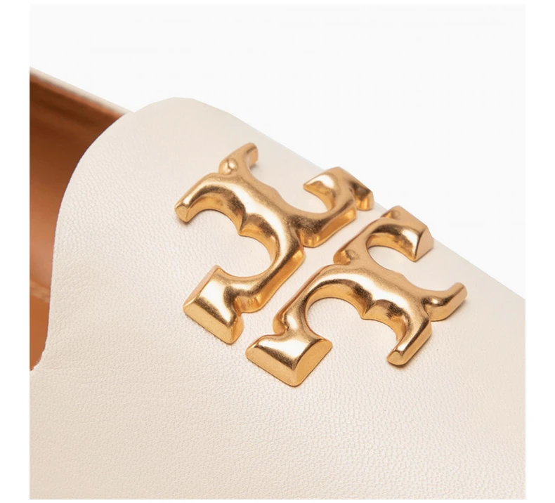 商品Tory Burch|TORY BURCH 女士奶油色牛皮乐福鞋 84922-122,价格¥1686,第7张图片详细描述