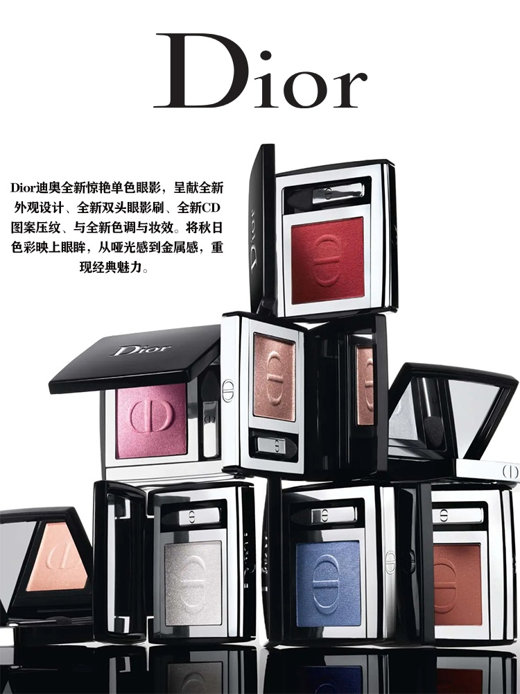 商品Dior|Dior迪奥全新单色高定眼影全系列2g  高显色 2021新包装,价格¥260,第3张图片详细描述
