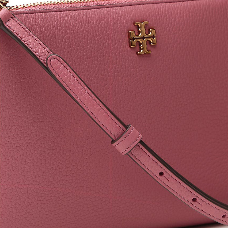 商品Tory Burch|TORY BURCH 汤丽柏琦 女士粉色皮质单肩包 61385-651,价格¥1398,第5张图片详细描述