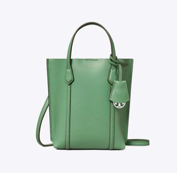 商品[国内直发] Tory Burch|汤丽柏琦 奢侈品TB女包Perry双Tlogo挂件 压花皮革托特包手提单肩斜挎包 89488-123,价格¥2207,第14张图片详细描述