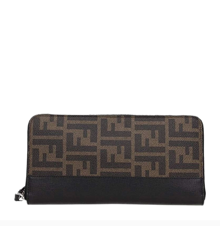 商品[国内直发] Fendi|FENDI 棕色男士长款钱夹 7M0191-X4U-F0CRD,价格¥4442,第5张图片详细描述