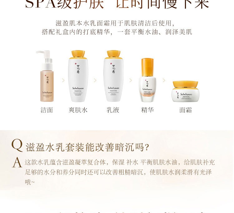 商品[国内直发] Sulwhasoo|SULWHASOO/雪花秀润致焕活肌底精华露体验套装通透亮彩紧致,价格¥409,第3张图片详细描述