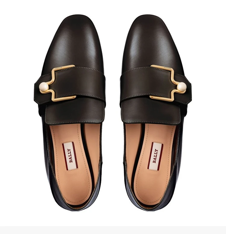 商品Bally|Bally 巴利 黑色女士皮鞋 6225919,价格¥2352,第8张图片详细描述