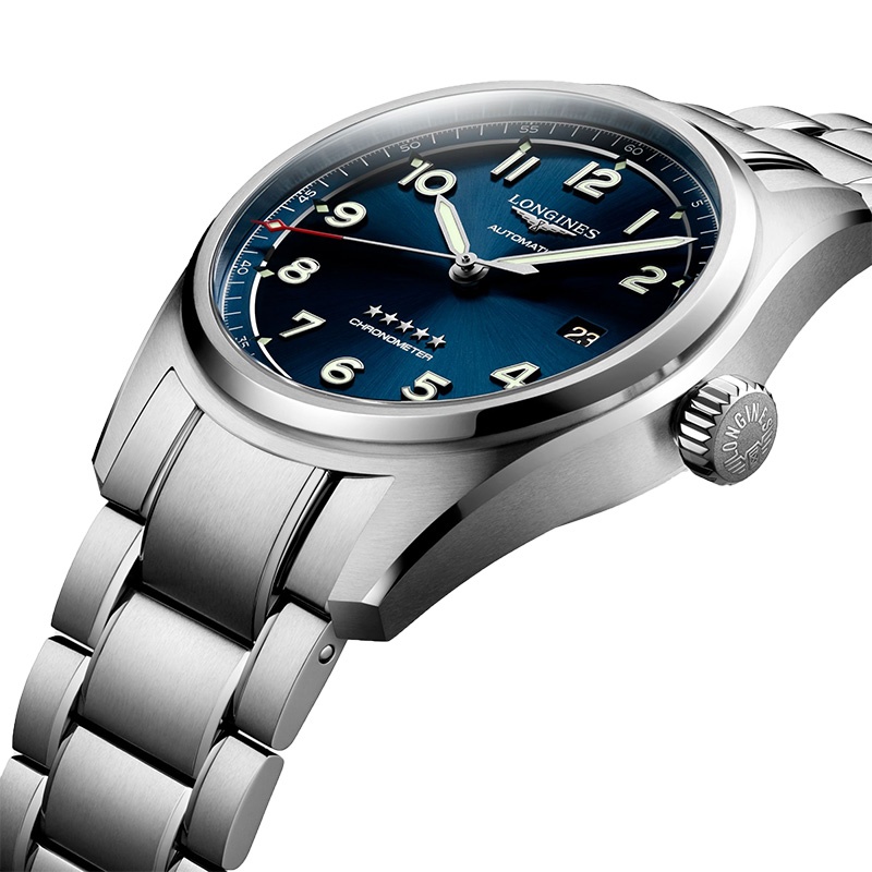 商品Longines|现货 LONGINES浪琴 浪琴先行者系列男士自动机械腕表套装蓝盘 40毫米,价格¥14357,第5张图片详细描述