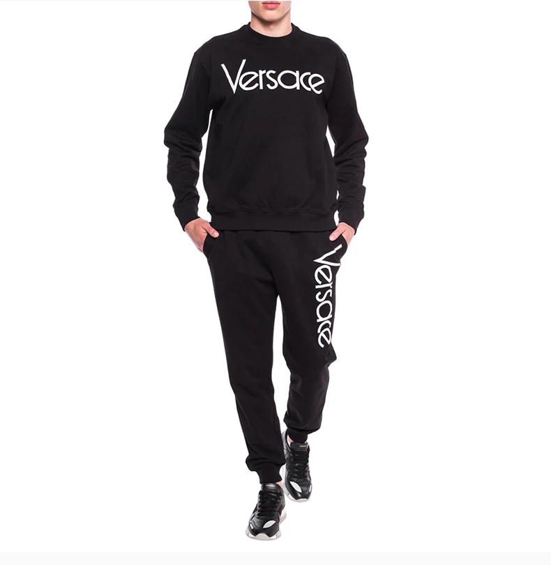 商品Versace|VERSACE 范思哲 黑色男士套头长袖卫衣 A80470-A217878-A99C,价格¥2213,第8张图片详细描述