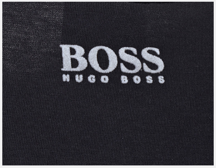 商品Hugo Boss|Hugo Boss 雨果博斯 男士棉质BOSS徽标休闲短袖T恤 TEE2-50389696-410,价格¥527,第10张图片详细描述