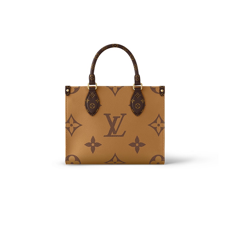 商品Louis Vuitton|【现货】路易威登 23新款 女士棕色帆布老花金色五金粉色肩带饰有圆饼零钱包可拆卸可调节肩带小号托特包M46373,价格¥22502,第3张图片详细描述