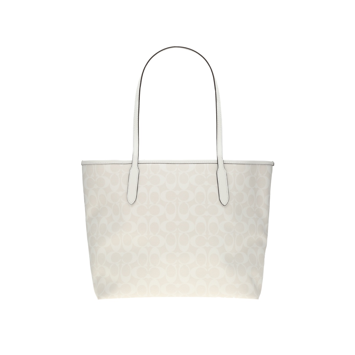 商品Coach| 蔻驰新款女士时尚单肩手提托特包多色 冰川白,价格¥1661,第33张图片详细描述