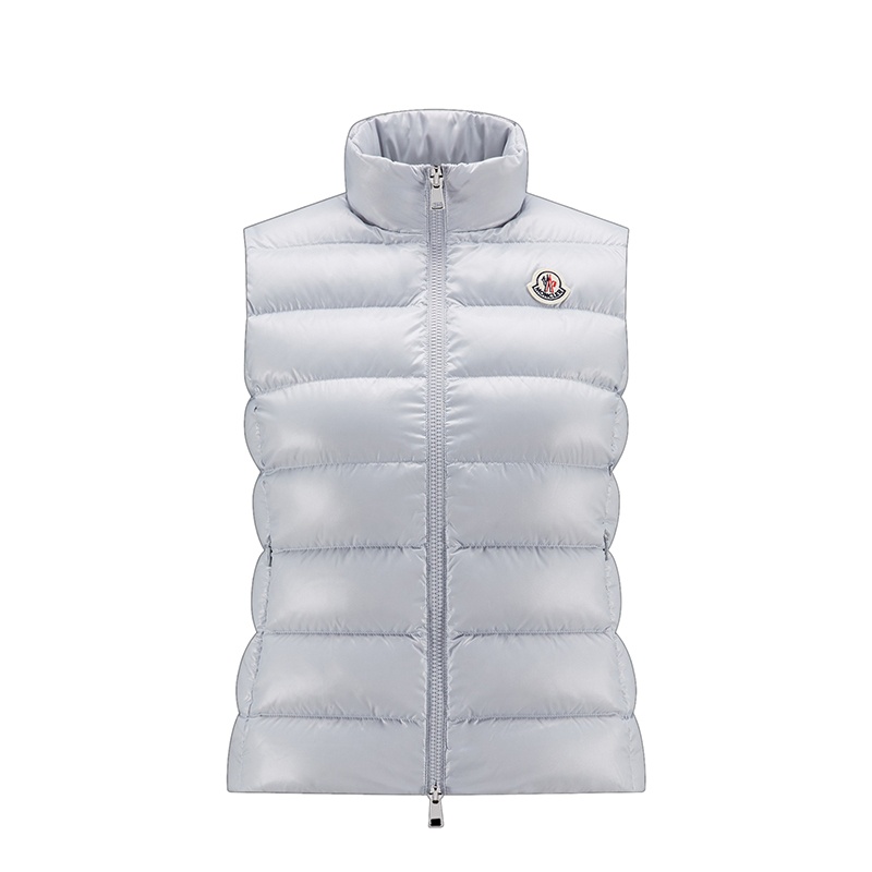 商品Moncler|Moncler/蒙克莱 22年秋冬新款 Ghany系列 女士紫灰色无袖羽绒服马甲,价格¥5903,第2张图片详细描述