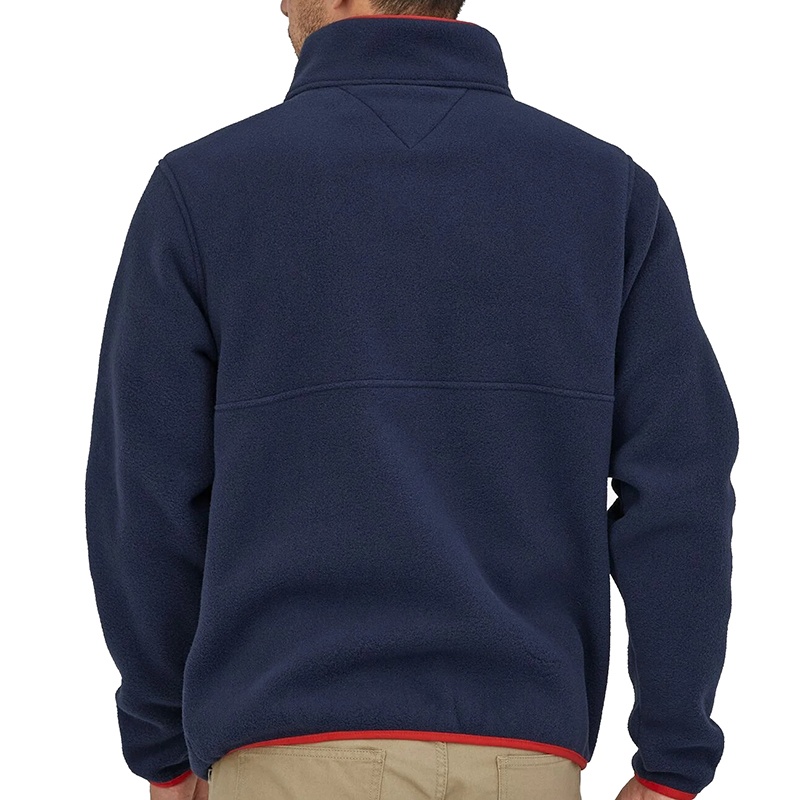 商品Patagonia|Patagonia/巴塔哥尼亚 男士海军蓝羊毛混纺半拉连抓绒夹克,价格¥1739,第3张图片详细描述