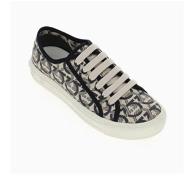 商品Salvatore Ferragamo|SALVATORE FERRAGAMO 米色女士运动鞋 03-5303-707040,价格¥2866,第5张图片详细描述