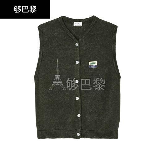 商品American Vintage|【特惠9.0折】包邮包税【预售7天发货】 AMERICAN VINTAGE 23秋冬 女士 针织衫 Vitow 羊毛衫 AMVXCJV6GEE,价格¥1681,第3张图片详细描述
