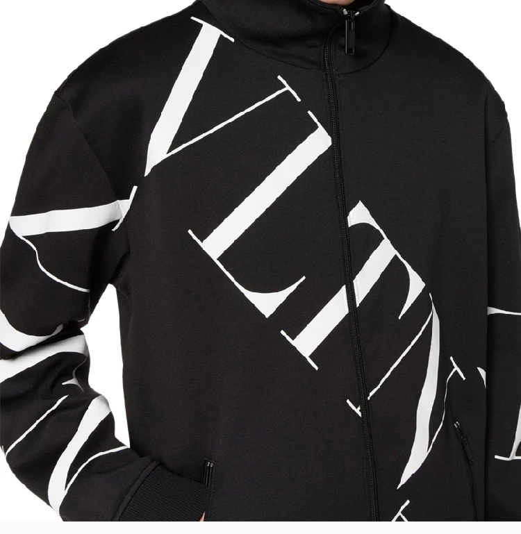 商品[国内直发] Valentino|Valentino 华伦天奴 男士高领纹针织面料运动衫 SV3MF05A-5G2-0NI,价格¥6560,第8张图片详细描述