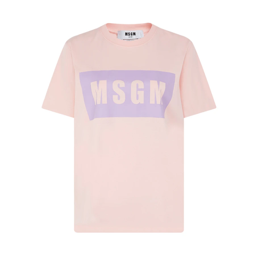 商品[国内直发] MSGM|MSGM 粉色女士T恤 3241MDM520-227298-11,价格¥507,第1张图片详细描述