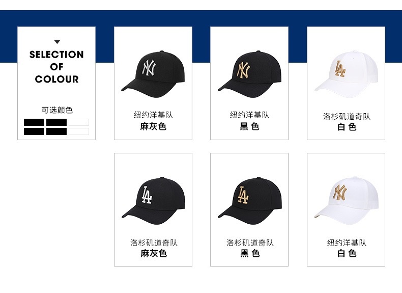 商品[国内直发] MLB|【官方防伪验证 国内发】MLB NY新款基本大标可调节棒球帽男女情侣百搭棒球帽 32CPIG,价格¥165,第10张图片详细描述