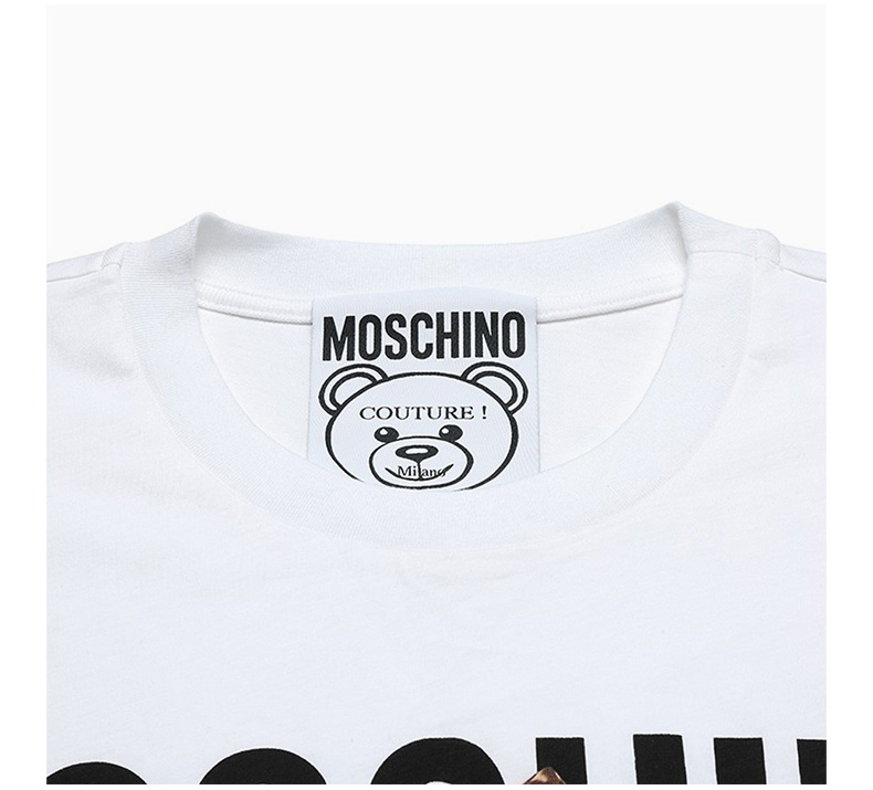 商品[国内直发] Moschino|MOSCHINO 女白色女士T恤 DV0703-0440-1001,价格¥1464,第7张图片详细描述