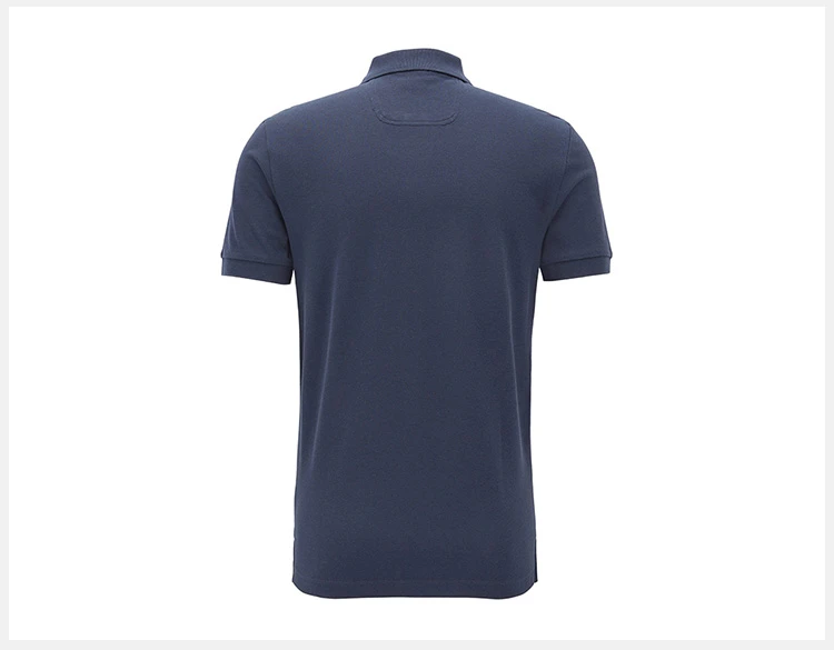商品Hugo Boss|Hugo Boss 雨果博斯 男士纯色纯棉刺绣BOSS胸标时尚休闲短袖POLO衫 PIRO-50388956-410,价格¥726,第6张图片详细描述