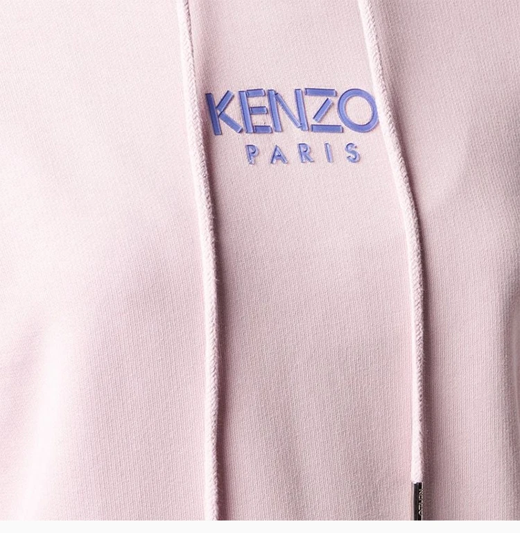 商品Kenzo|Kenzo 高田贤三 女士粉色字母logo图案连帽卫衣 FA52SW771962-34,价格¥1837,第8张图片详细描述