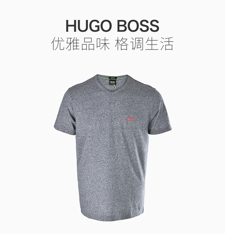 商品Hugo Boss|Hugo Boss 雨果博斯 男士短袖T恤 TEEVN-6415-415,价格¥472,第3张图片详细描述