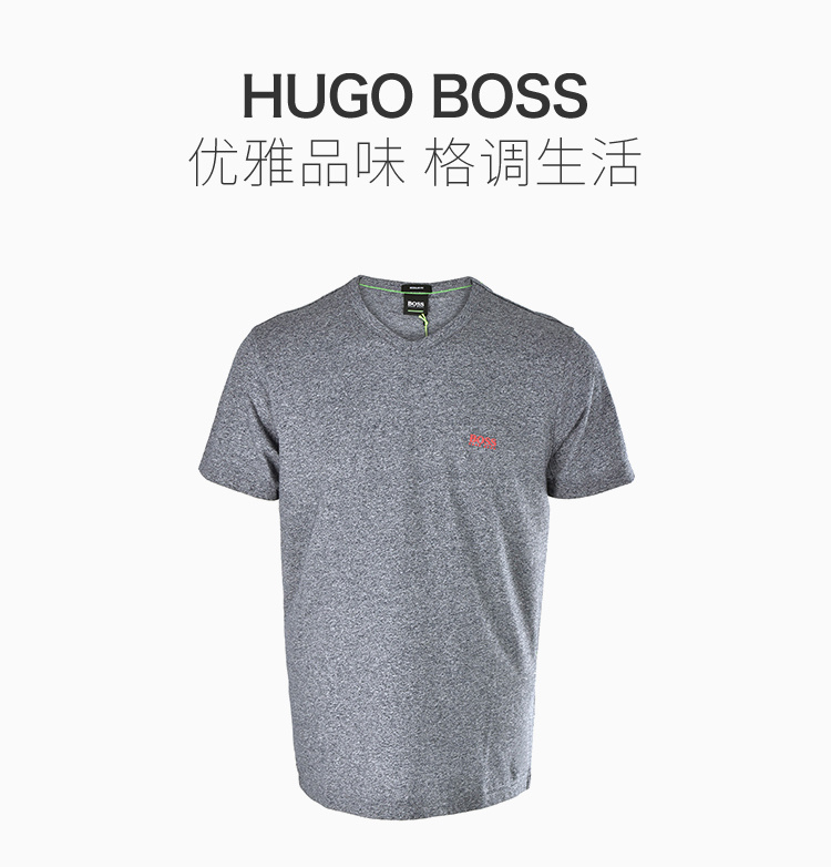 商品Hugo Boss|Hugo Boss 雨果博斯 男士短袖T恤 TEEVN-6415-415,价格¥484,第5张图片详细描述