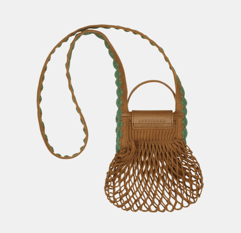 商品Longchamp|珑骧女士织物手提单肩包购物网袋多色大号/迷你（香港仓发货）,价格¥564,第23张图片详细描述