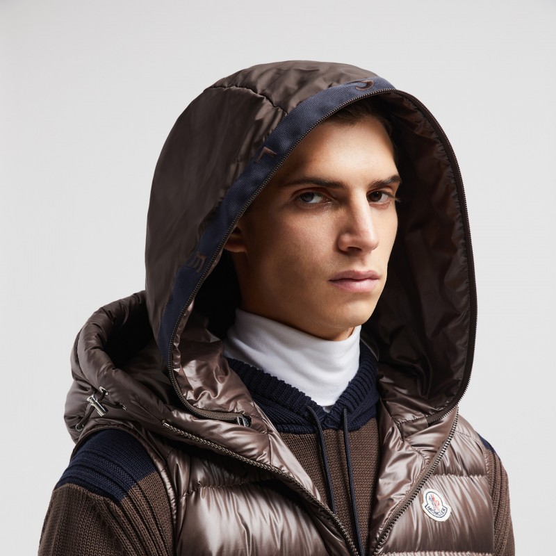 商品Moncler|蒙口 BARANT系列男士黑色无袖羽绒服 J20911A00062597EX243（两色可选）,价格¥8654,第6张图片详细描述