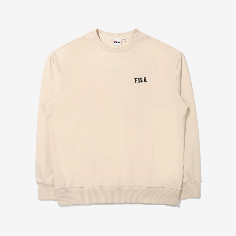商品Fila|【享贝家】FILAESTABLISHED 1911男士运动休闲卫衣白色/蓝色/绿色/米色FS2POE1111X（特价活动款）,价格¥186,第10张图片详细描述