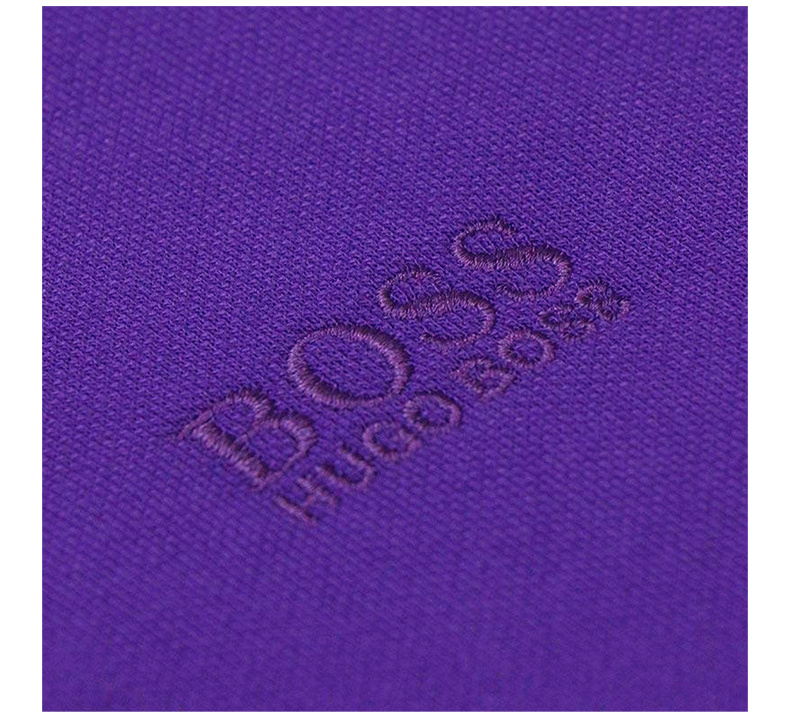 商品Hugo Boss|HUGO BOSS 男士紫色蓝色徽标短袖POLO衫 PALLAS-50303542-507,价格¥547,第8张图片详细描述
