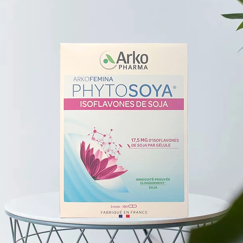 商品Arkopharma|大豆异黄酮胶囊180粒 平衡更年期 1-2-3盒,价格¥340,第3张图片详细描述
