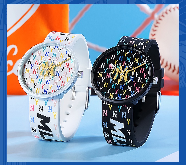 商品[国内直发] MLB|MLB 美职棒NewYork系列街头 潮酷个性秒针潮流防水石英手表 NY情侣腕表 欧美表 NY616,价格¥340,第5张图片详细描述