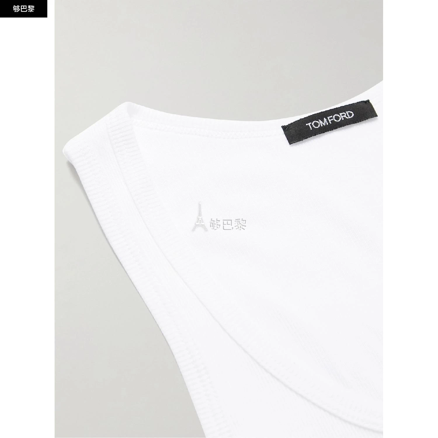 商品Tom Ford|包邮包税【预售7天发货】 TOM FORD 23秋冬 男士 背心 Ribbed Cotton and Modal-Blend Tank Top 13452677152210622 T4D10 121100 ,价格¥1362,第7张图片详细描述