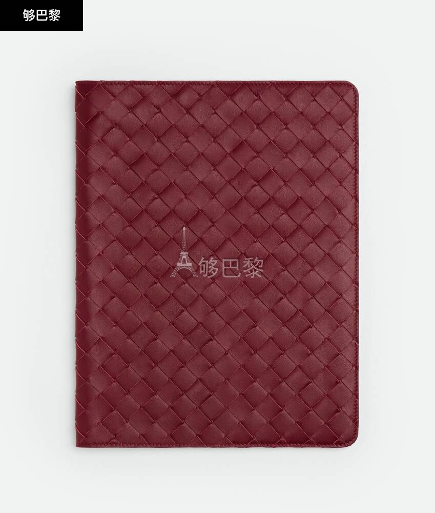 商品Bottega Veneta|【预售】 BV葆蝶家 24秋冬 男士 收纳包 加大号Intrecciato编织笔记本封皮 756141VCRA16337,价格¥7127,第3张图片详细描述