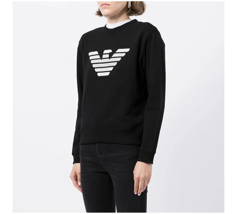 商品Emporio Armani|EMPORIO ARMANI 黑色女士卫衣/帽衫 6K2M8Z-2J49Z-0999,价格¥934,第5张图片详细描述