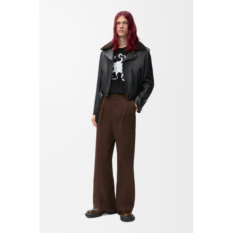 商品Loewe|LOEWE/罗意威 男士黑色棉短袖T恤,价格¥4422,第6张图片详细描述