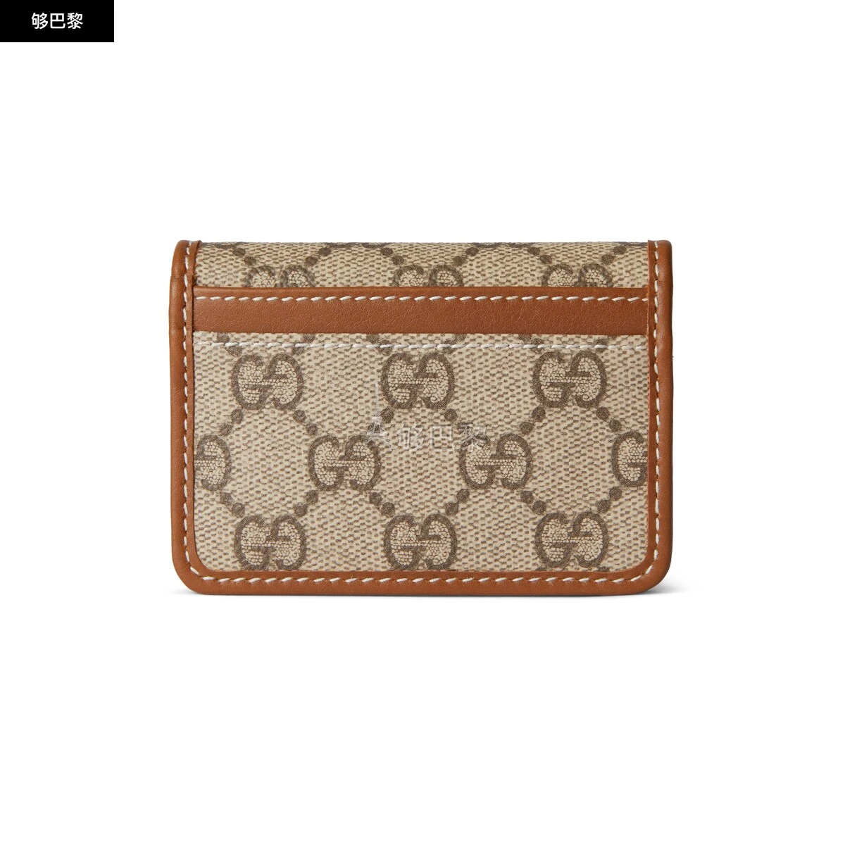 商品Gucci|【预售】 古驰 24秋冬 女士 卡包 GG EMBLEM系列卡片夹 820695 FAD6L 9758,价格¥3237,第3张图片详细描述
