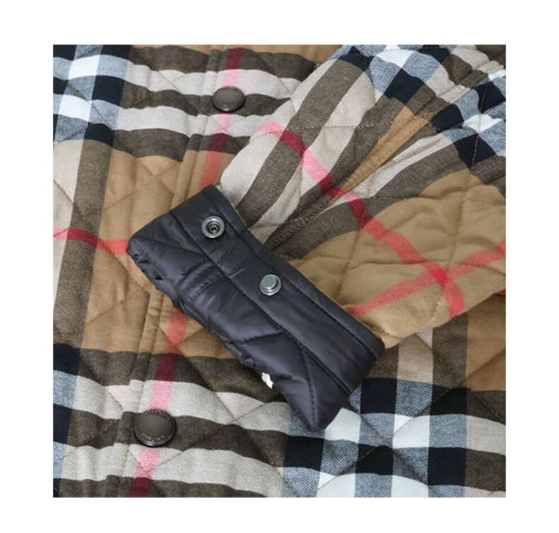 商品Burberry|BURBERRY/博柏利 男士菱格棉服绗缝外套 经典格纹棉服 情侣款男女同款,价格¥3170,第11张图片详细描述