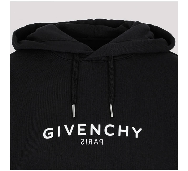 商品Givenchy|GIVENCHY 女士黑色棉质连帽卫衣 BWJ01Z3Z5W-001,价格¥5591,第8张图片详细描述
