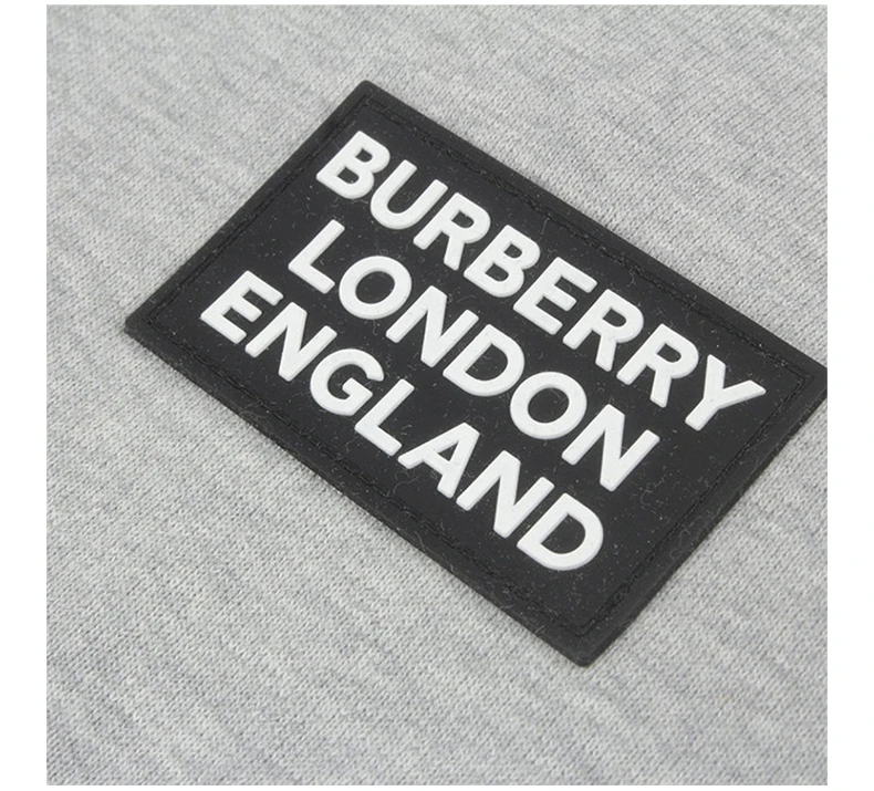 商品Burberry|BURBERRY 灰色男士卫衣/帽衫 8069519,价格¥2879,第7张图片详细描述