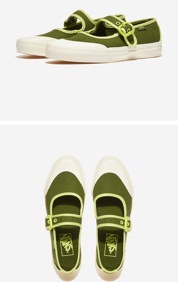 商品Vans|【Brilliant|包邮包税】万斯 MARY JANE  休闲鞋 帆布鞋  VN000CRRCX1 BALLERINA GREEN,价格¥332,第3张图片详细描述