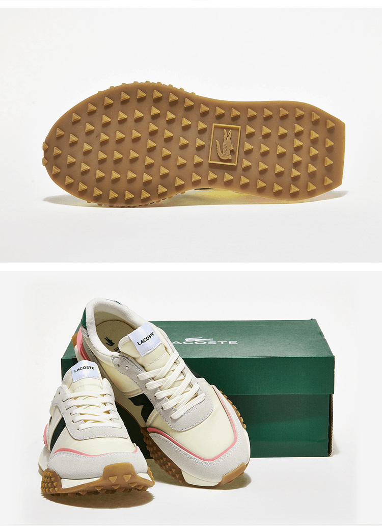 商品Lacoste|【Brilliant|包邮包税】法国鳄鱼 L-SPIN DELUXE 0722 1 女生  运动鞋 SNEAKERS  7-43SFA0061 LT PNK GRN,价格¥847,第3张图片详细描述