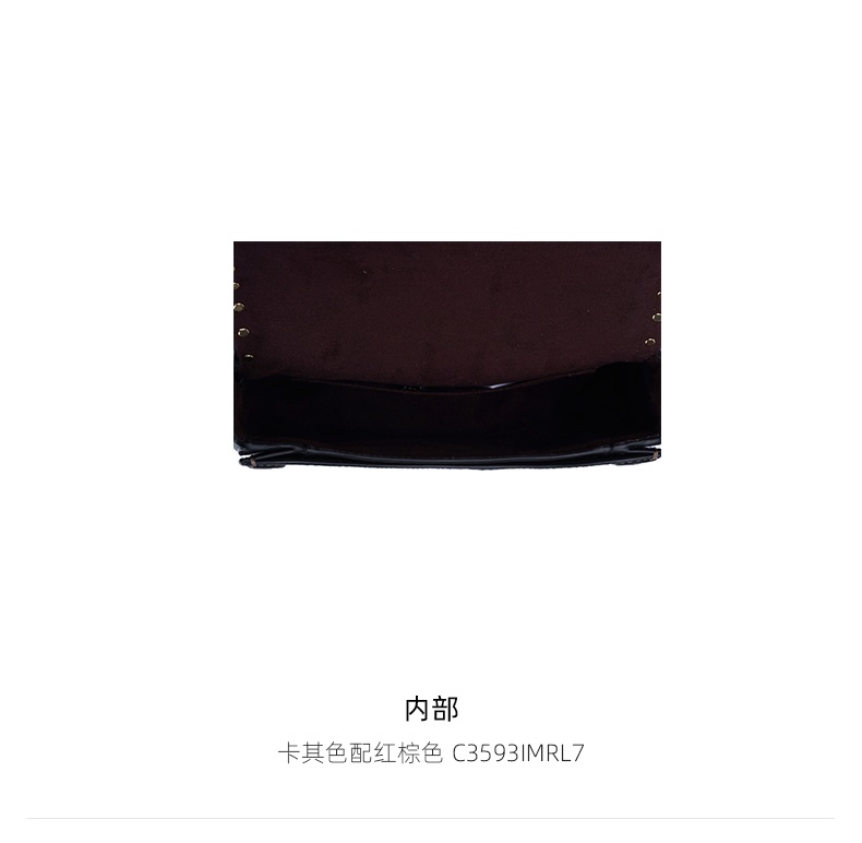 商品[国内直发] Coach|COACH 奥莱款女士PVC配皮单肩斜挎包 C3593IMRL7,价格¥2130,第4张图片详细描述