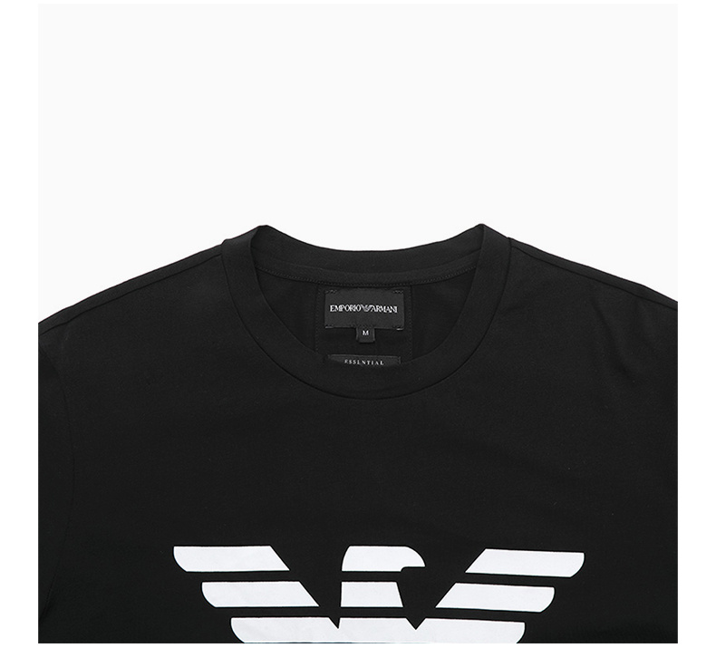 商品Emporio Armani|EMPORIO ARMANI 男黑色长袖T恤 8N1TN8-1JPZZ-0022,价格¥631,第9张图片详细描述