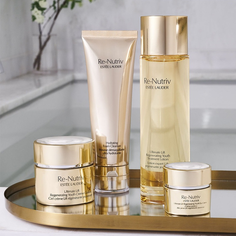 商品Estée Lauder|雅诗兰黛白金限量护肤套装 面霜50ml+洁面乳50ml+精粹水50ml+眼霜7ml,价格¥2138,第10张图片详细描述