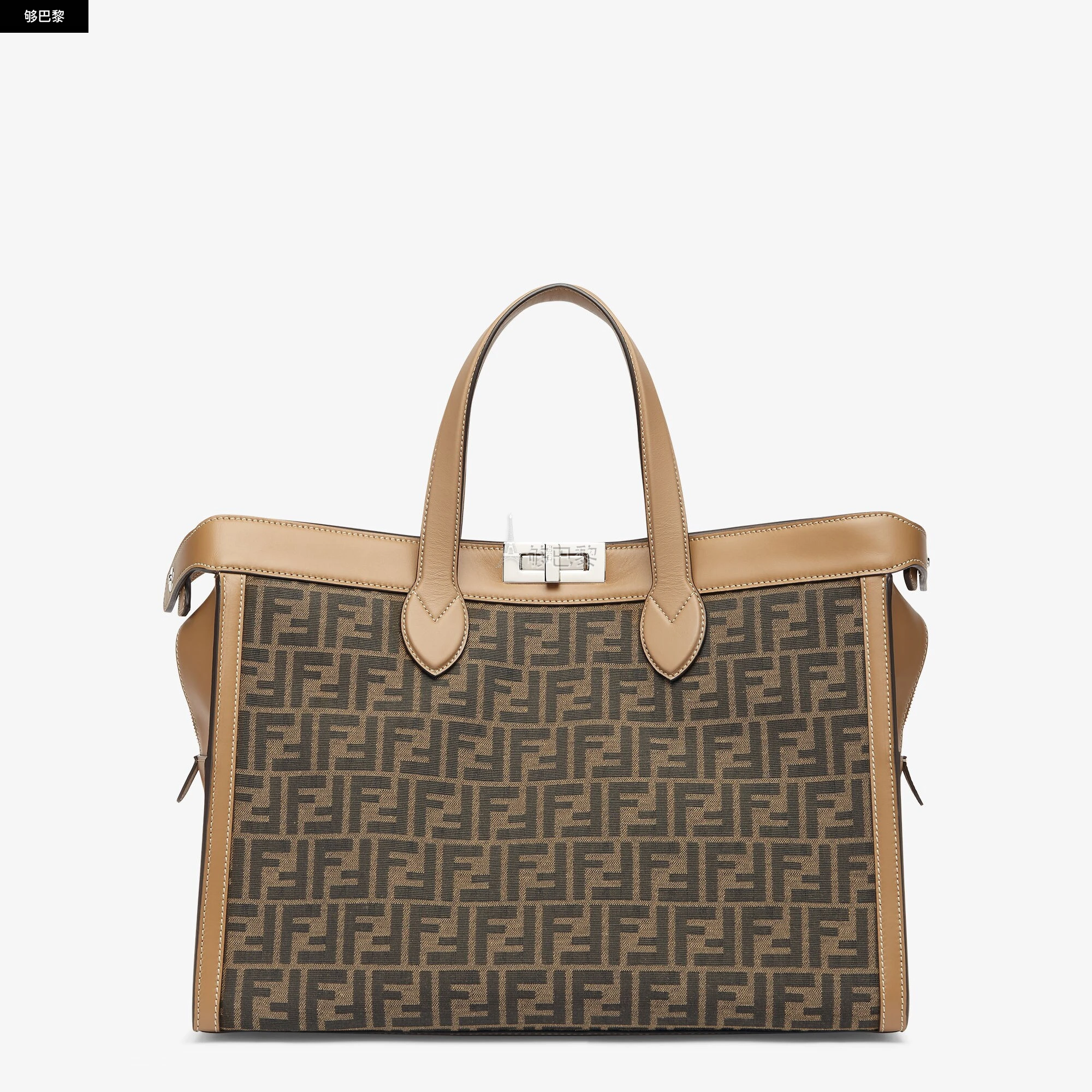 商品Fendi|【预售】 芬迪 25春夏 男士 手提包 Peekaboo ISeeU Forty8 7VA566ALIEF1HRM ,价格¥33326,第3张图片详细描述